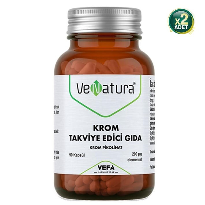 VeNatura Krom 90 Kapsül 2 Adet