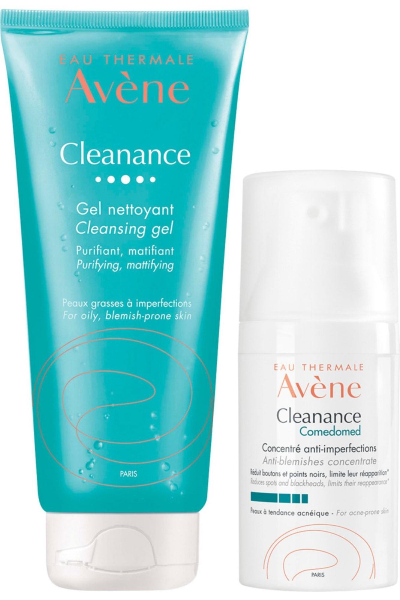 Avene Cleanance Gel 200 ml Tüp Cleanance Comedomed 30 ml Set