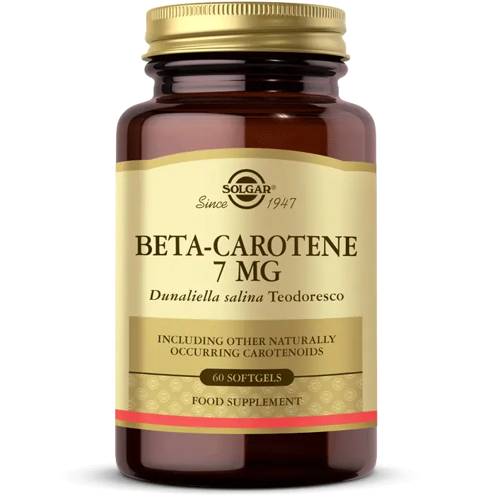 Solgar Beta Carotene 7 mg 60 Kapsül