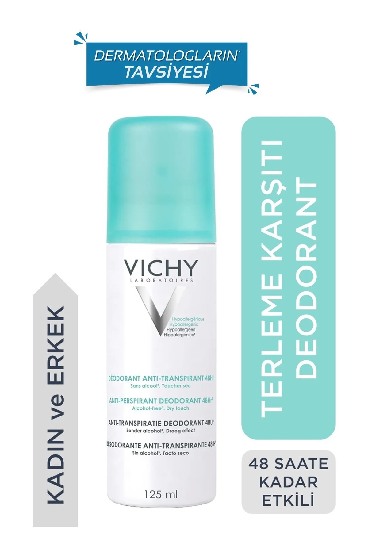 Vichy Anti-transpirant Terleme Karşıtı Deodorant 125ml