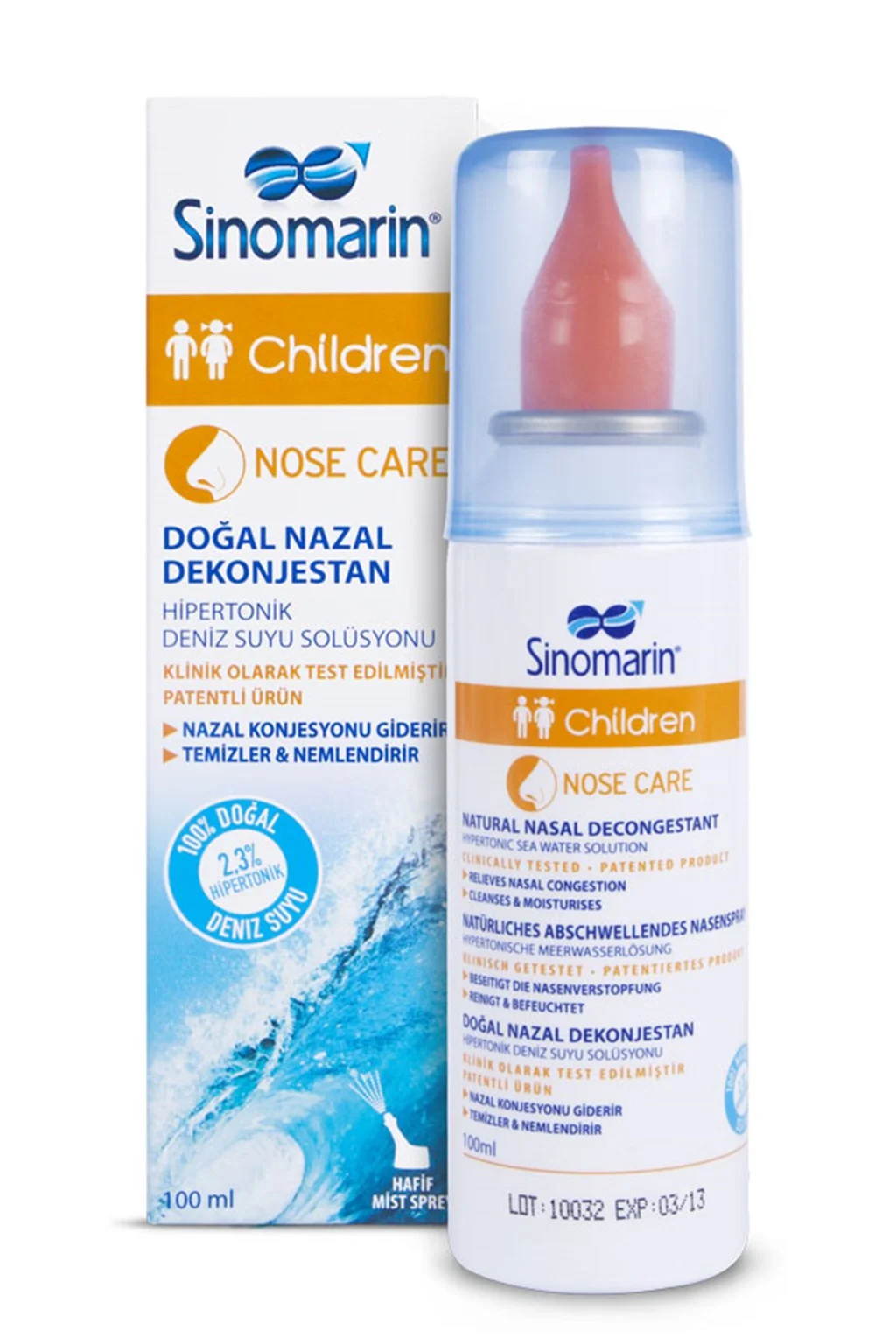 Sinomarin Çocuklar İçin Deniz Suyu Spreyi 100 ml