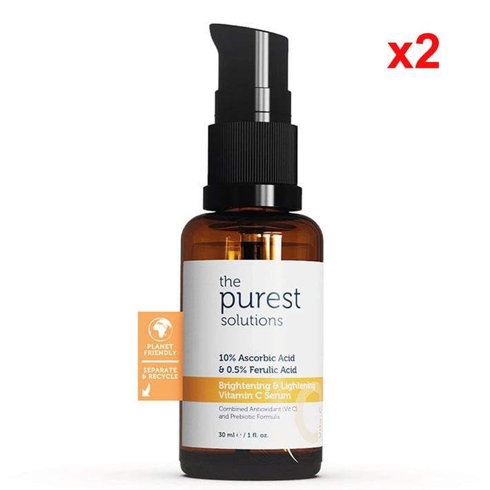 The Purest Solutions Aydınlatıcı Ve Cilt Tonu Eşitleyici C Vitamini Cilt Yüz Serumu 30 Ml 2 Adet