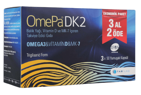 Omepa DK2 50 Kapsül 3 Al 2 Öde