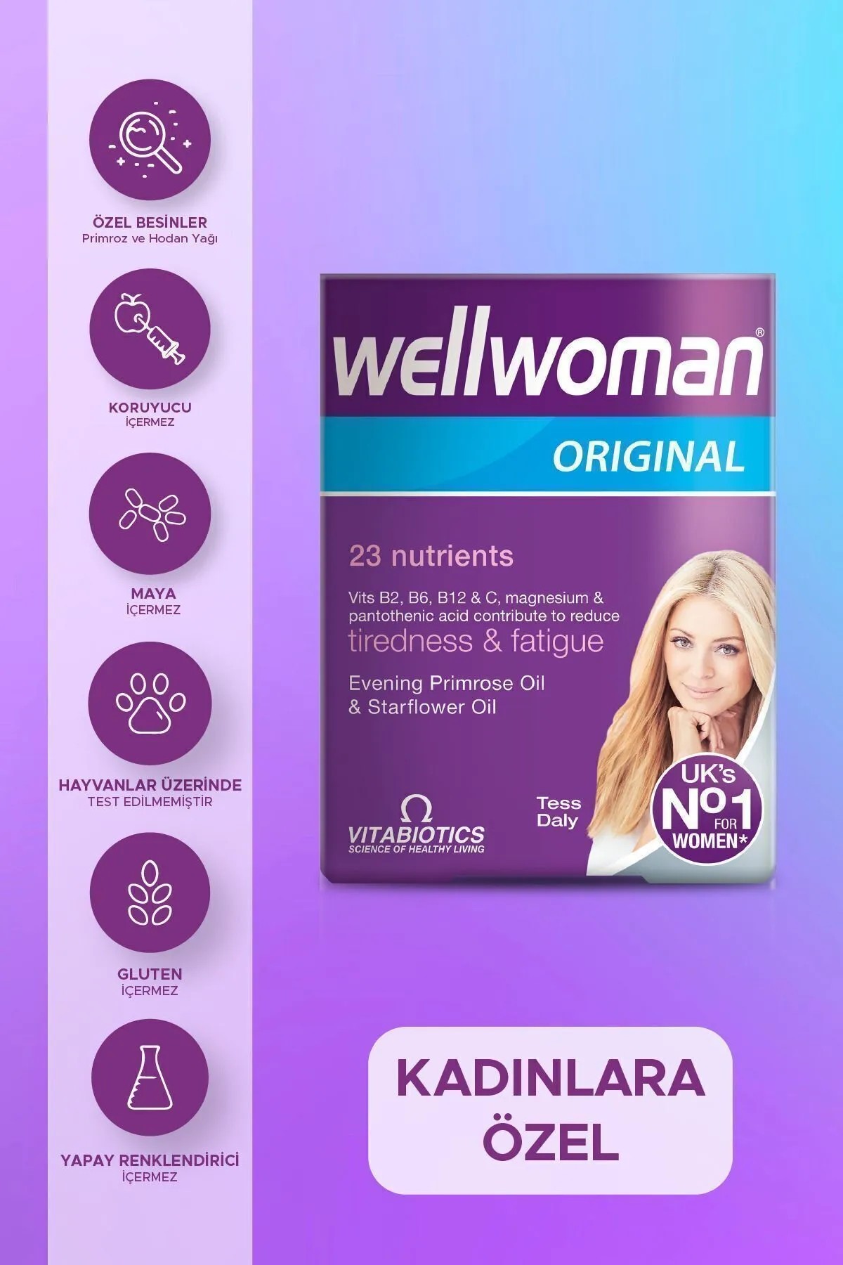 Wellwoman Takviye Edici Gıda 60 Kapsül