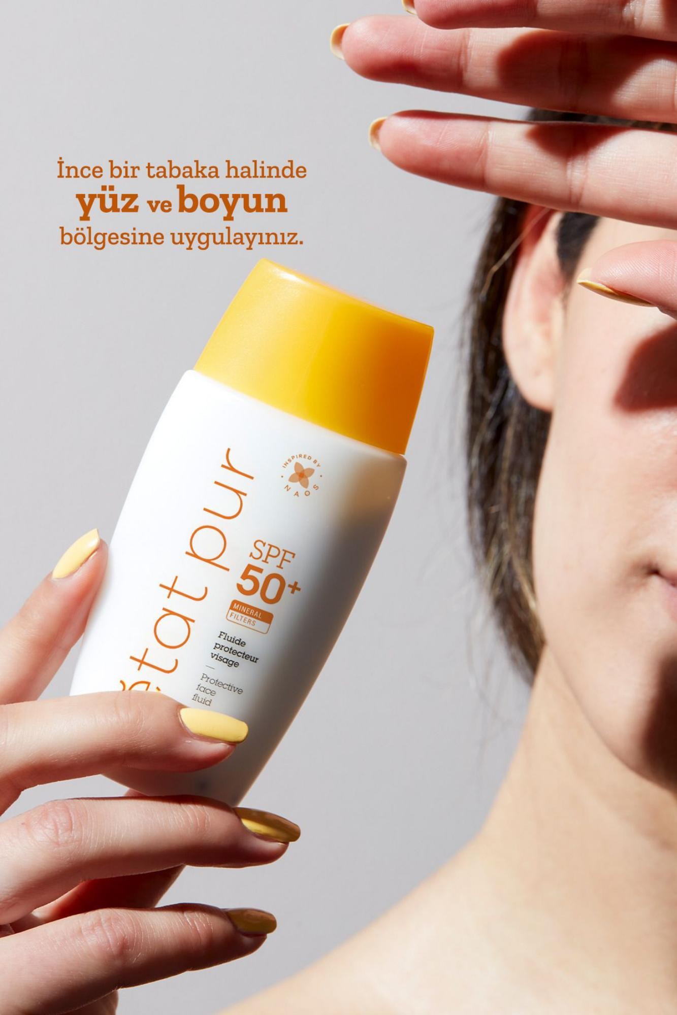 Etat Pur Protective Mineral Fluid Spf50 %100 Mineral Filtreli Yüksek Koruma Yüz Güneş Kremi 40ml