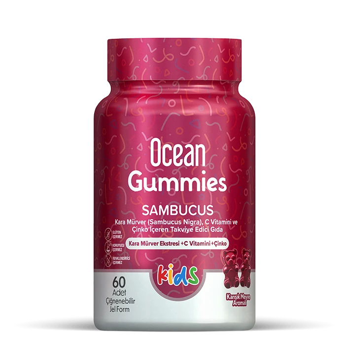 Ocean Sambucus Kids 60 Adet Jel Form