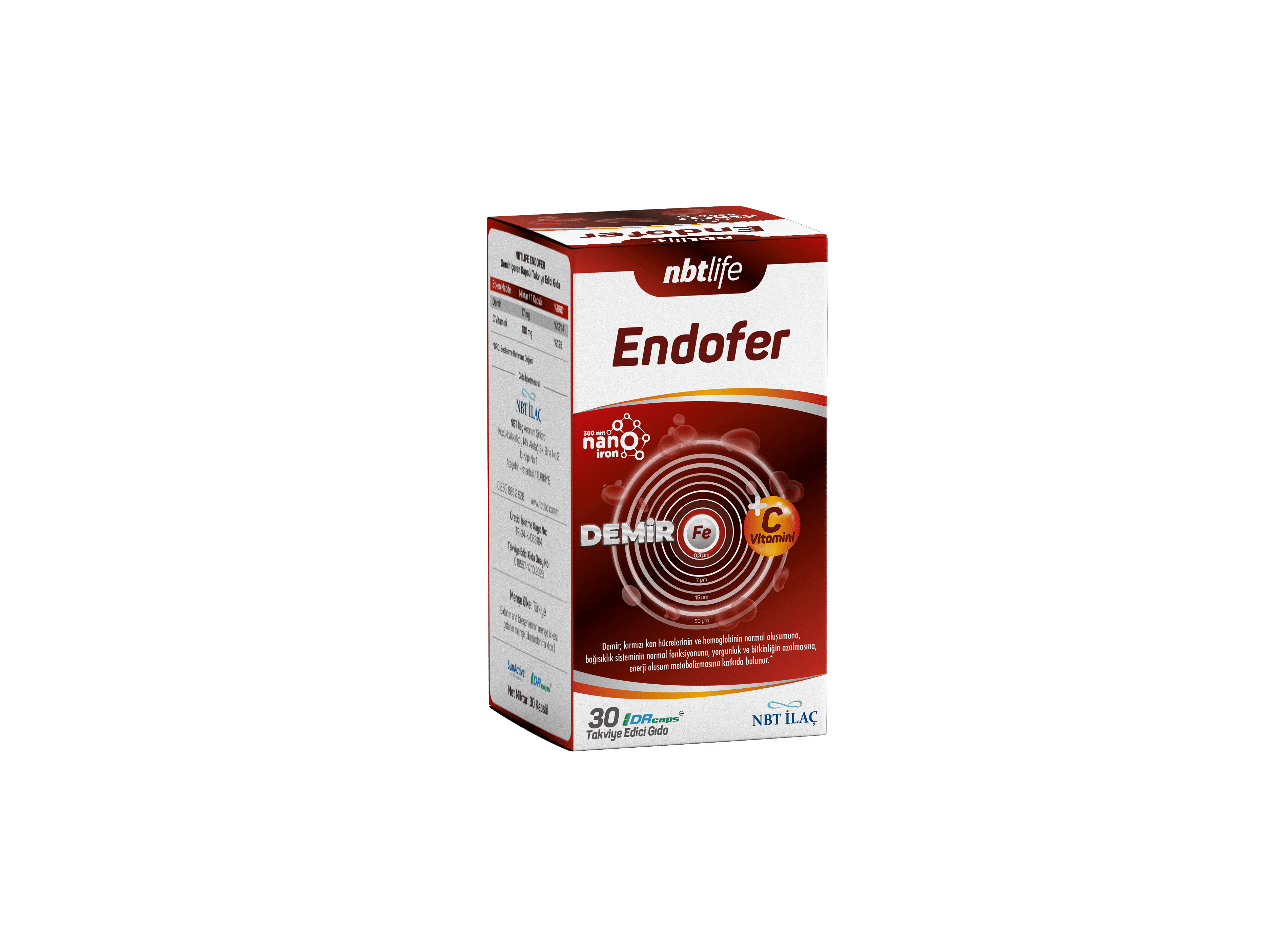 NbtLife Endofer 30 Kapsül