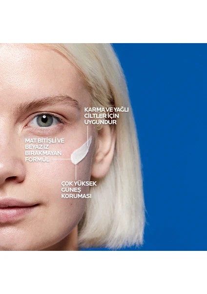 La Roche Posay Anthelios Uvmune Oil Control Spf 50+ Yağlı Ciltler Için Renkli Yüz Güneş Kremi