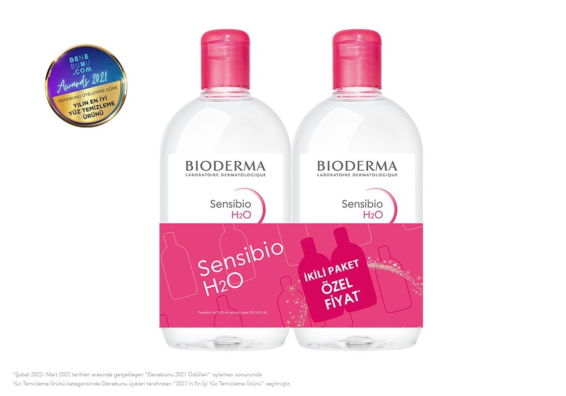 Bioderma Sensibio H2O 2x500 ml