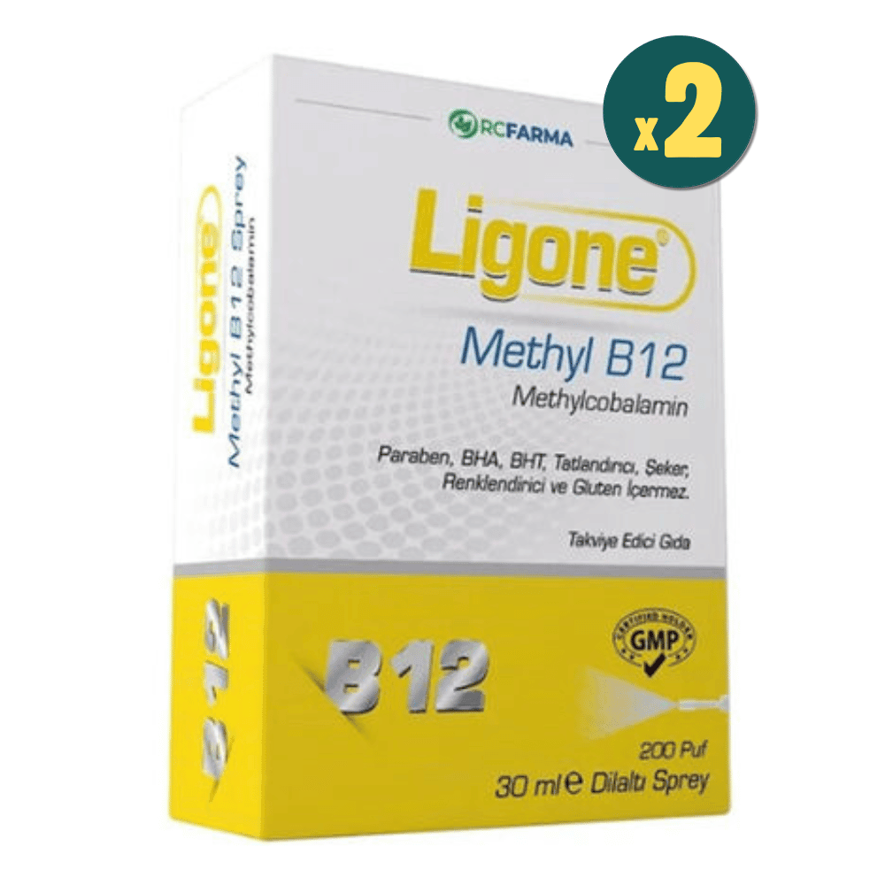Ligone Methyl B12 Sprey 30 ml 2 Adet