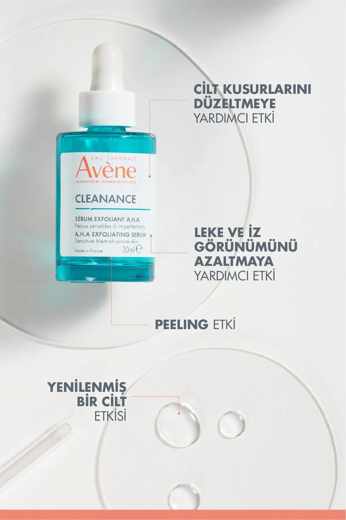 Avene Cleanance AHA Exfoliating Serum 30 ml