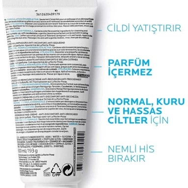 La Roche Posay Toleriane Caring Wash Nemlendiren Temizleyici Jel 200 ml