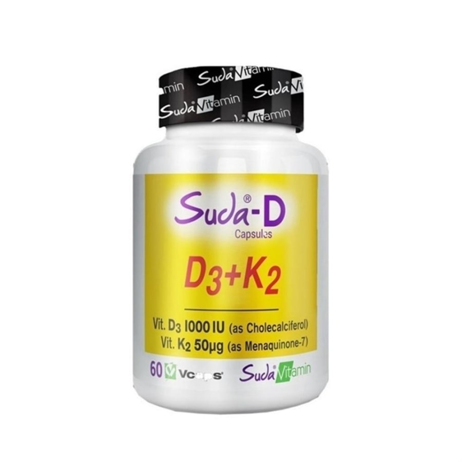 Suda Vitamin D3+K2 Vitamini 60  Kapsül