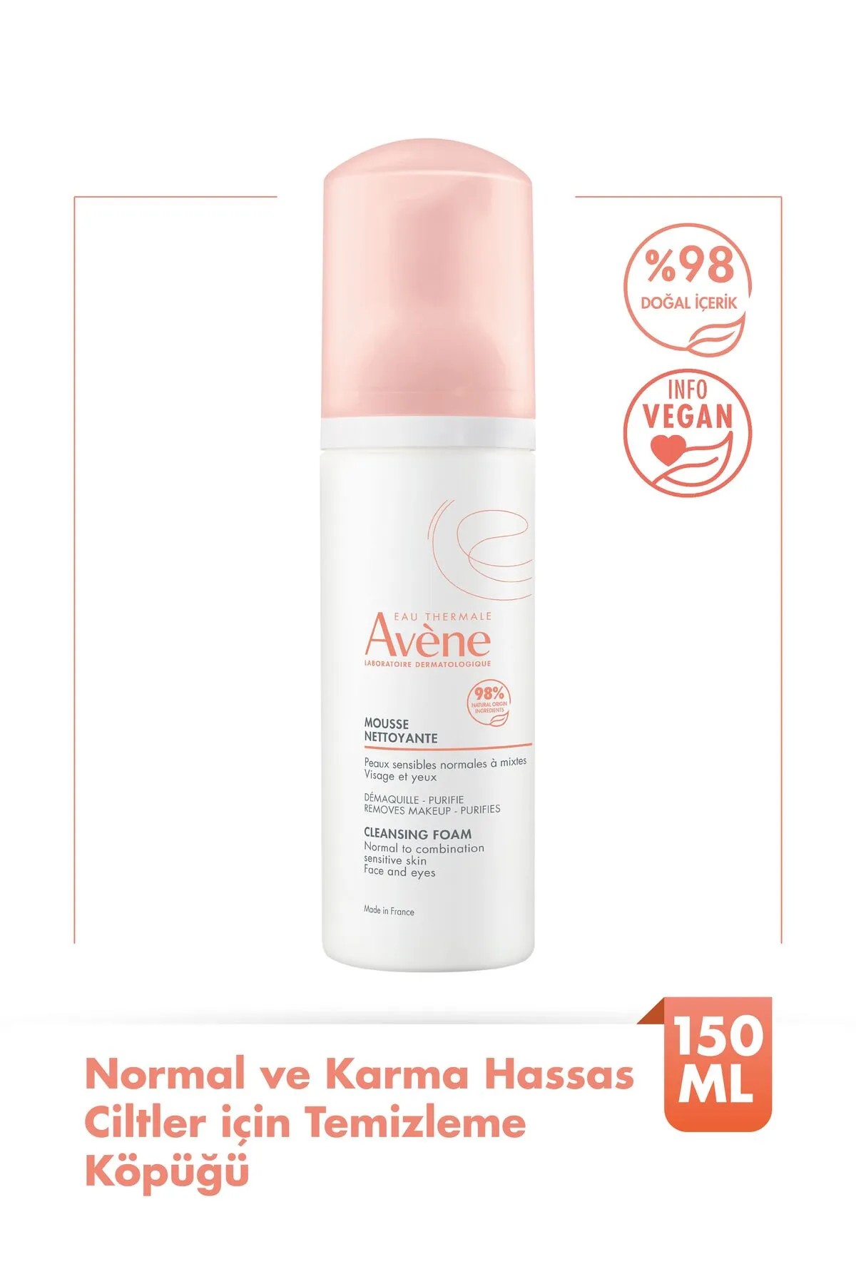 Avene Mousse Nettoyante 150 ml