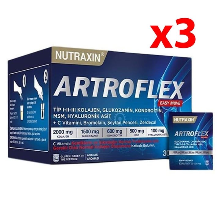 Nutraxin Artroflex Easy Move 30 Saşe  3 Adet