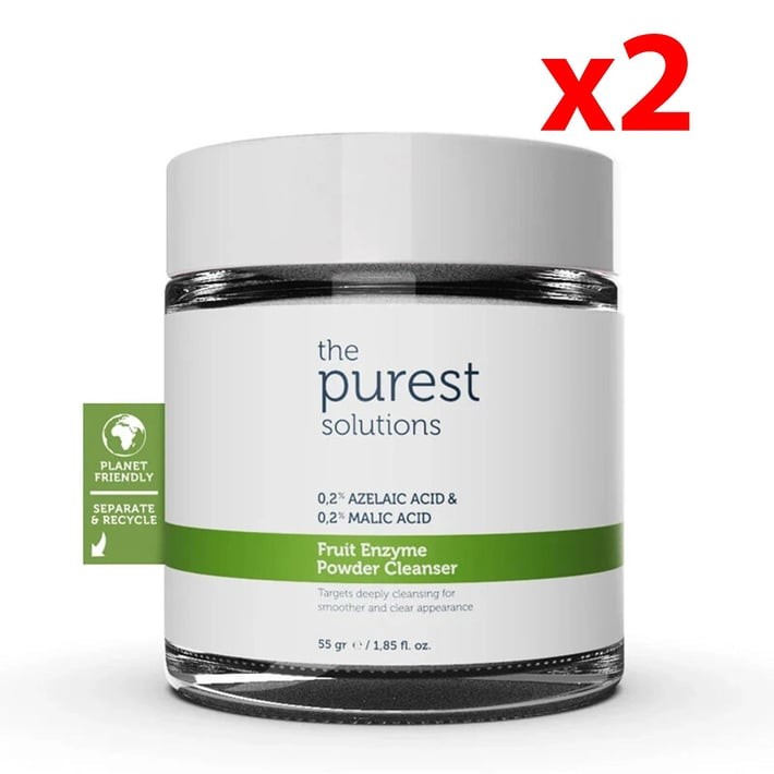 The Purest Solutions Azelaik Asit Ve Malik Asit Enzim Toz Temizleyici 55 Gr 2 Adet