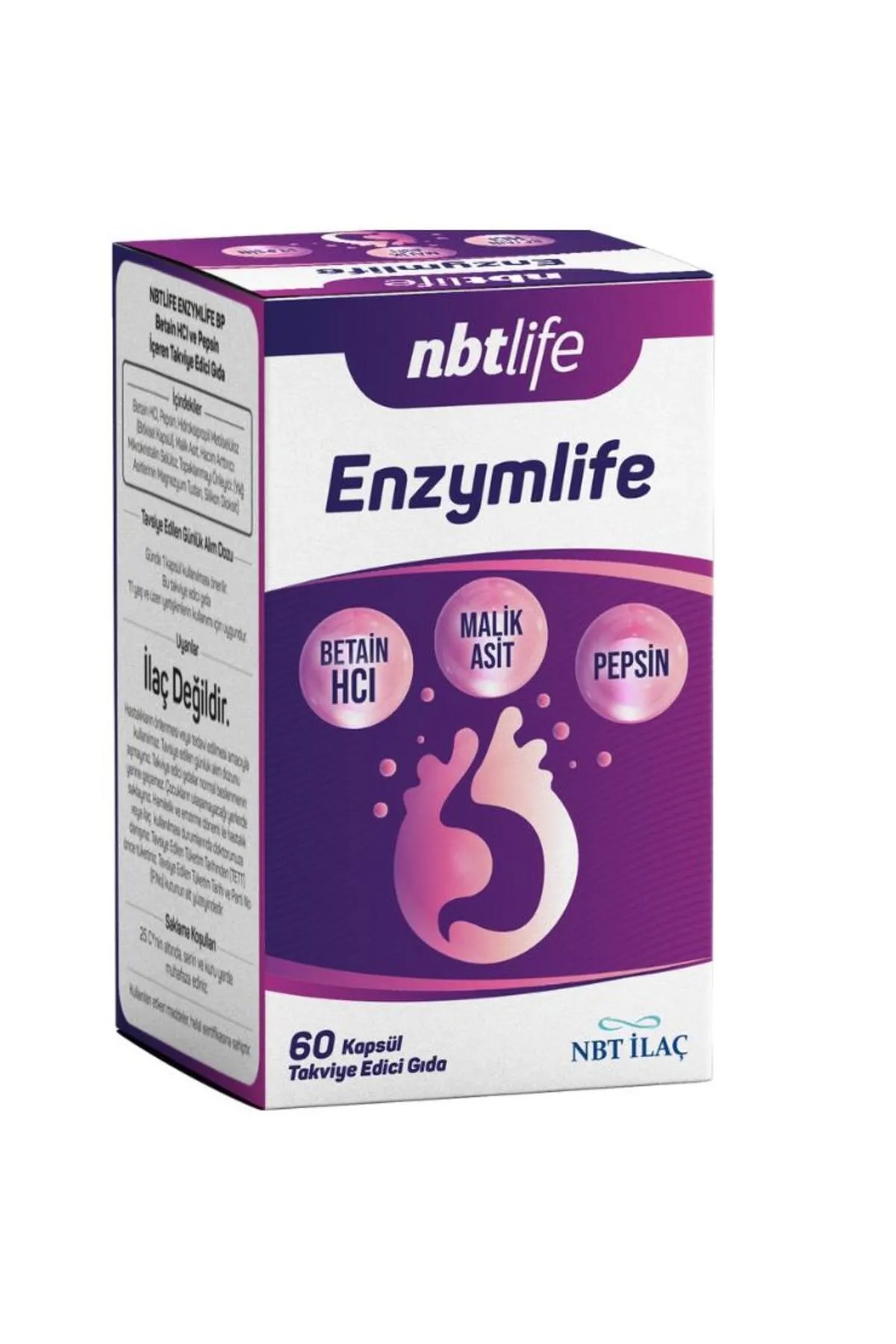 NBT Life Enzymlife 60 Kapsül