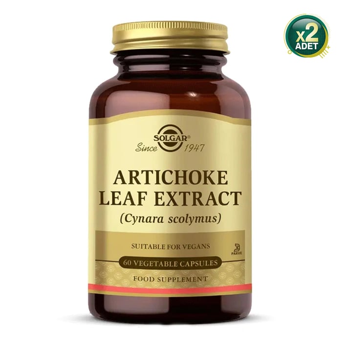 Solgar Artichoke Leaf Extract 60 Kapsül 2 Adet