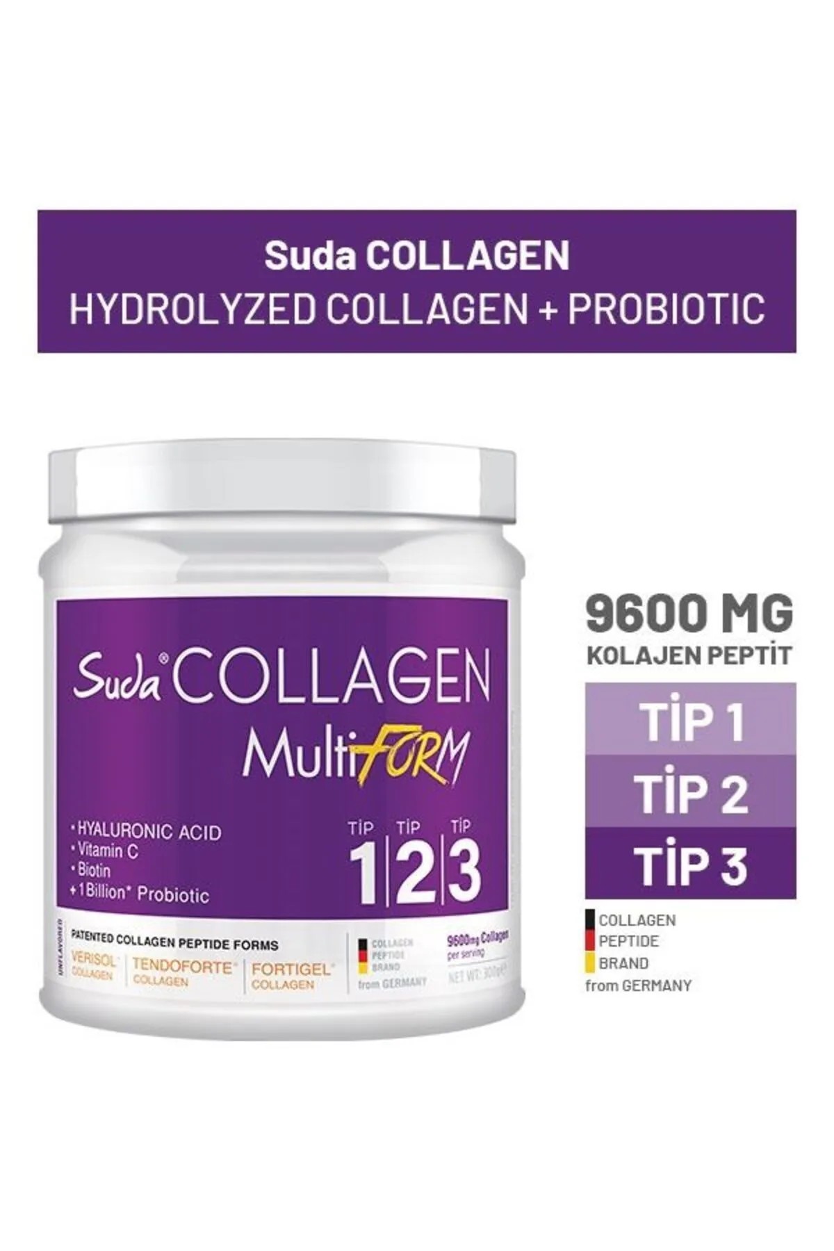 Suda Collagen Multiform Toz Kutu 300gr