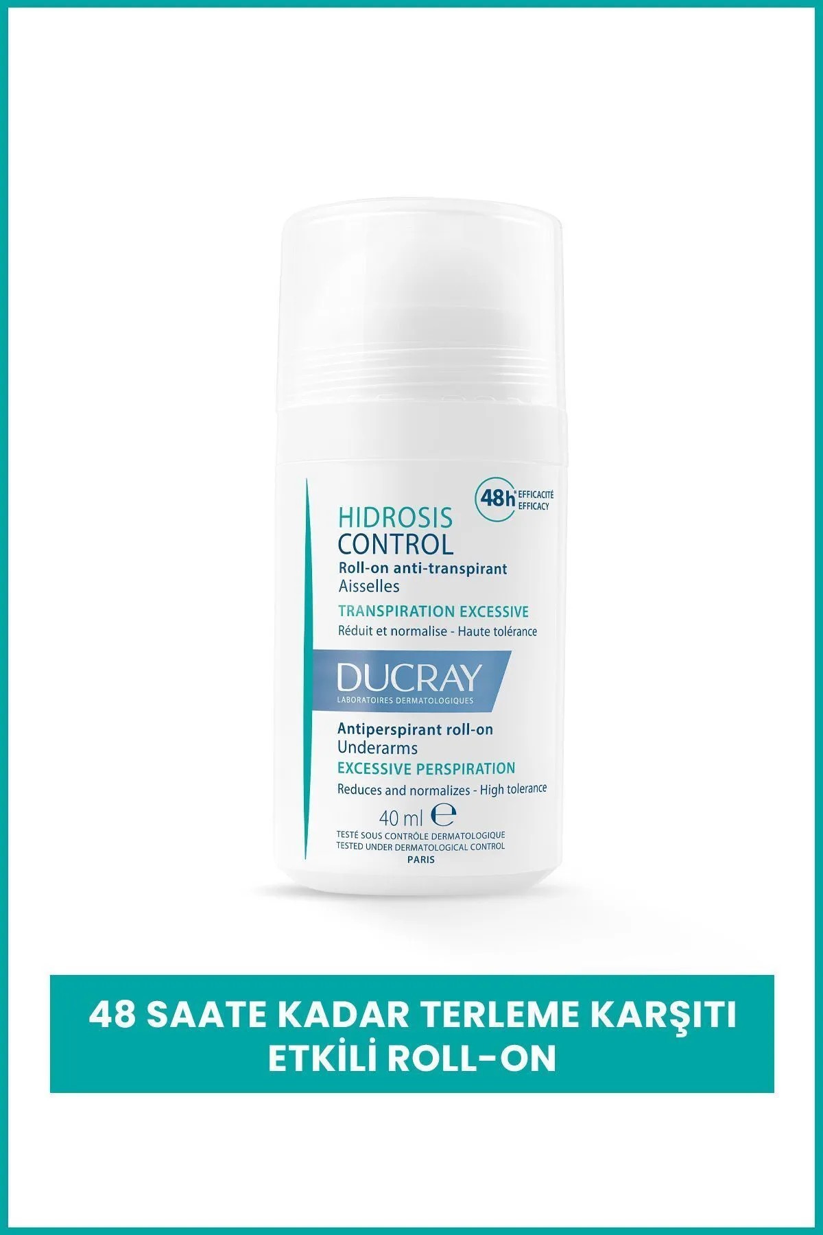 Ducray Hidrosis Control Roll On 40ml | Koltuk Altı Terleme Önleyici Roll-on