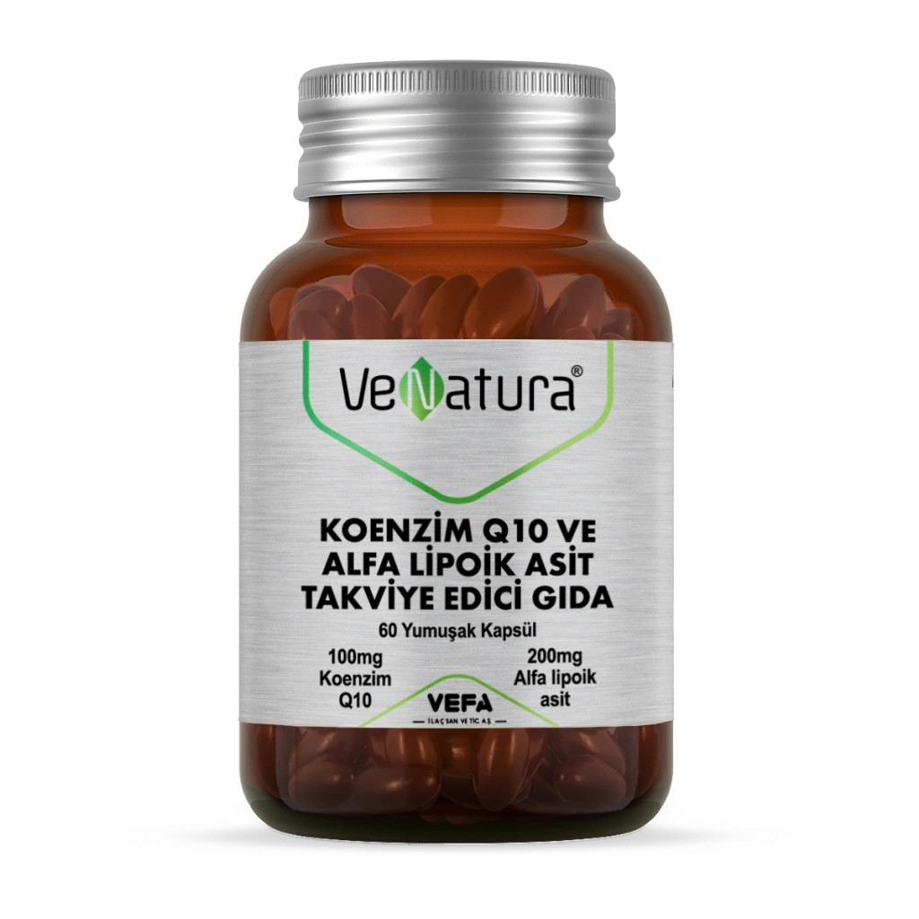 Venatura Koenzim Q10 & Alfa Lipoik Asit 60 Kapsül