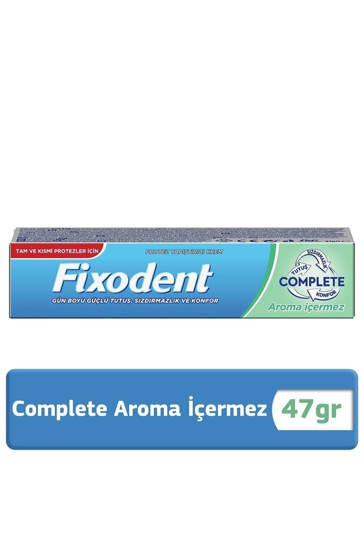 Fixodent Complete Aroma İçermez Diş Protez Yapıştırıcı Krem 47gr