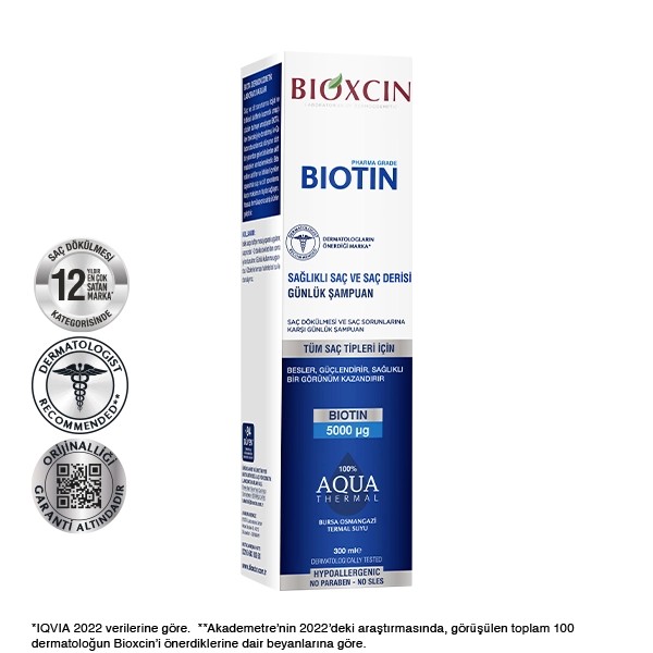 Bioxcin Biotin Şampuan 300 Ml Tüm Saç Tipleri - Hassas Saçlar Için