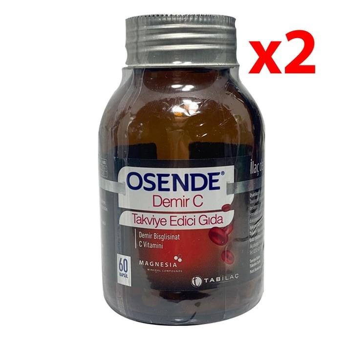 Osende Demir C 60 Kapsül 2 Adet