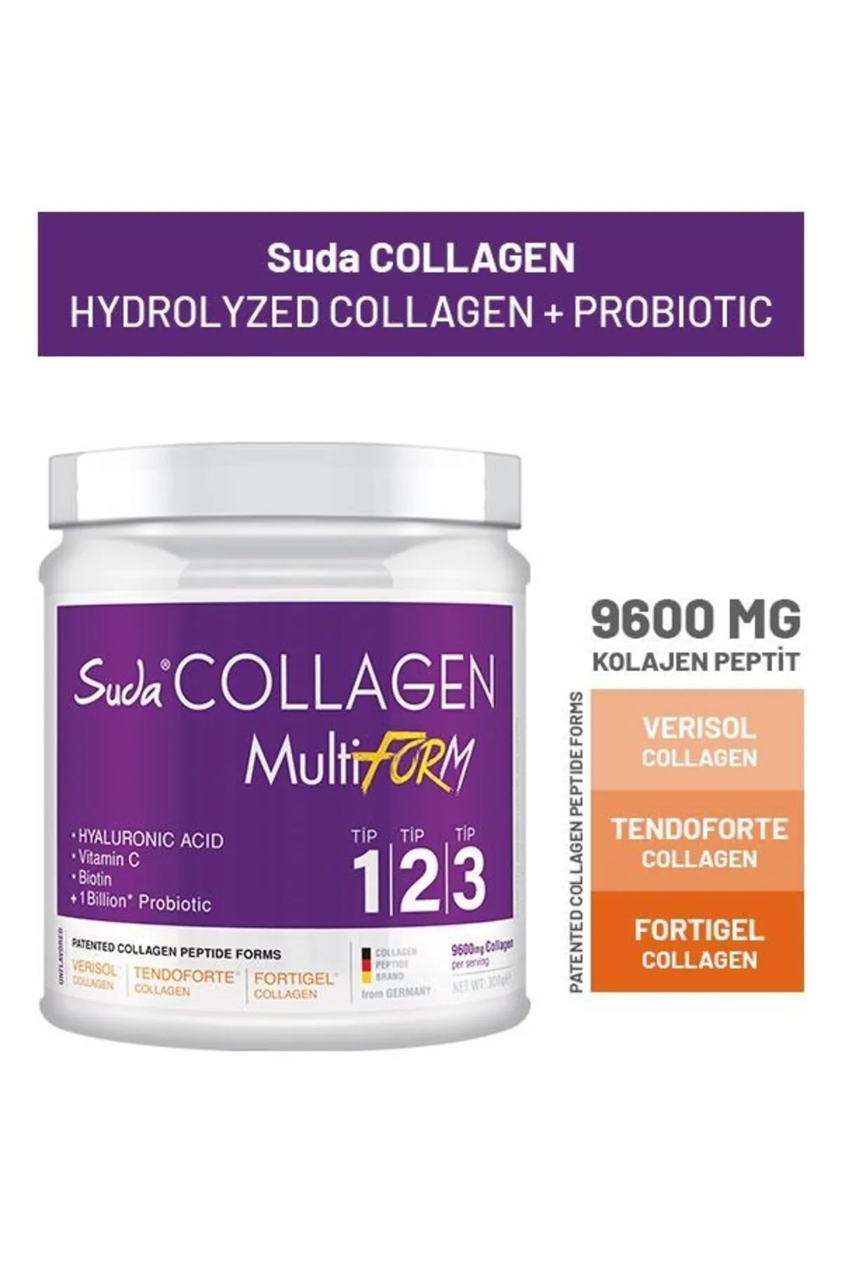 Suda Collagen Multiform Toz Kutu 300gr