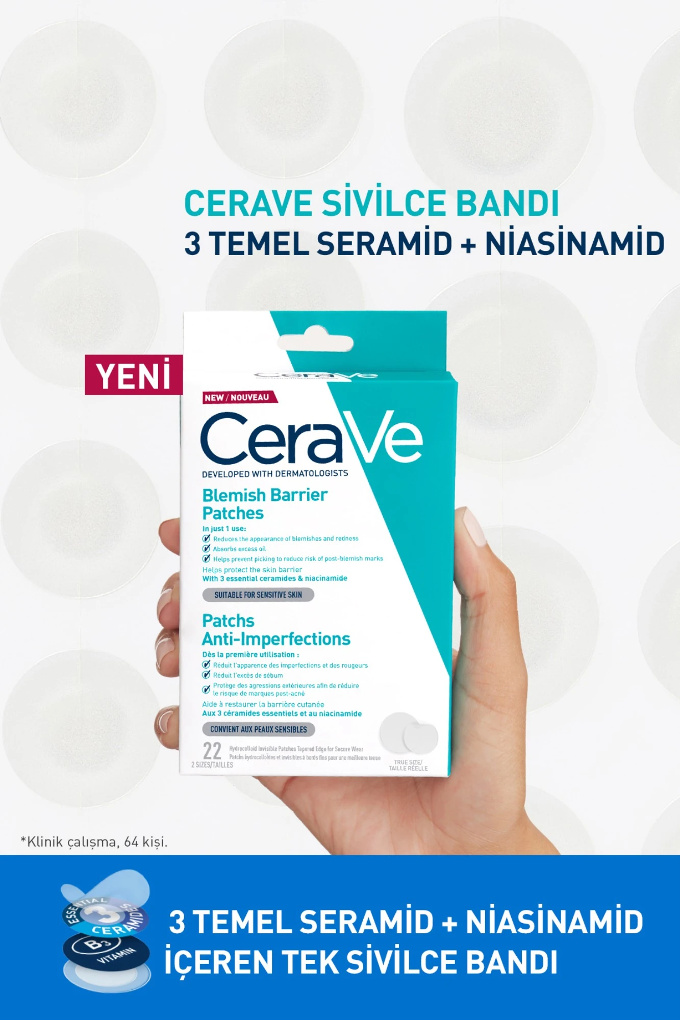 Cerave Acne Patch - 22 Adet
