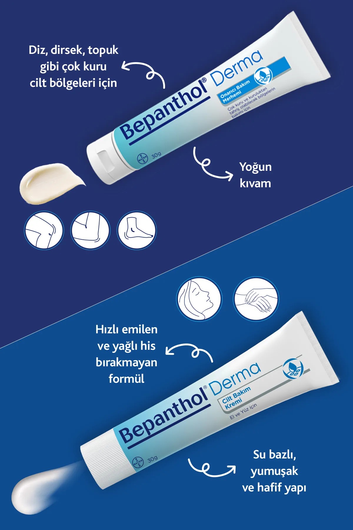 Bepanthol Derma Onarıcı Bakım Merhemi 30 G