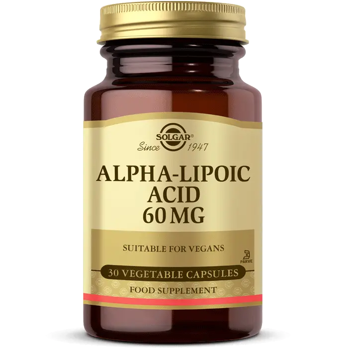 Solgar Alpha Lipoic Acid 60 Mg 30 Kapsül