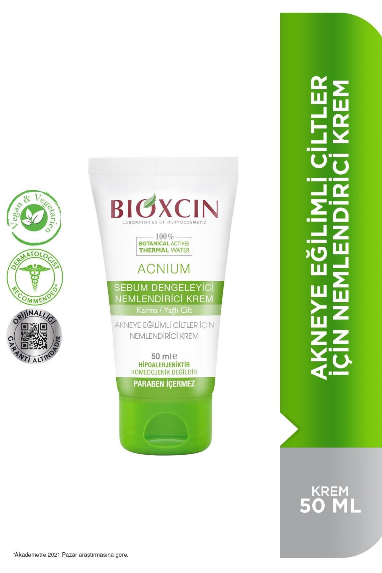 Bioxcin Acnium Dengeleyici Nemlendirci Krem 50 ml