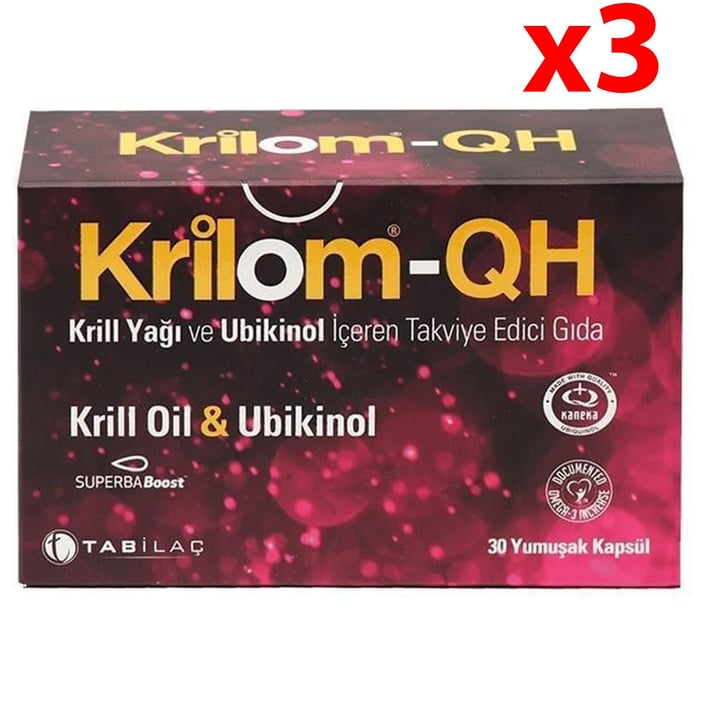 Krilom QH 30 Yumuşak Kapsül 3 Adet