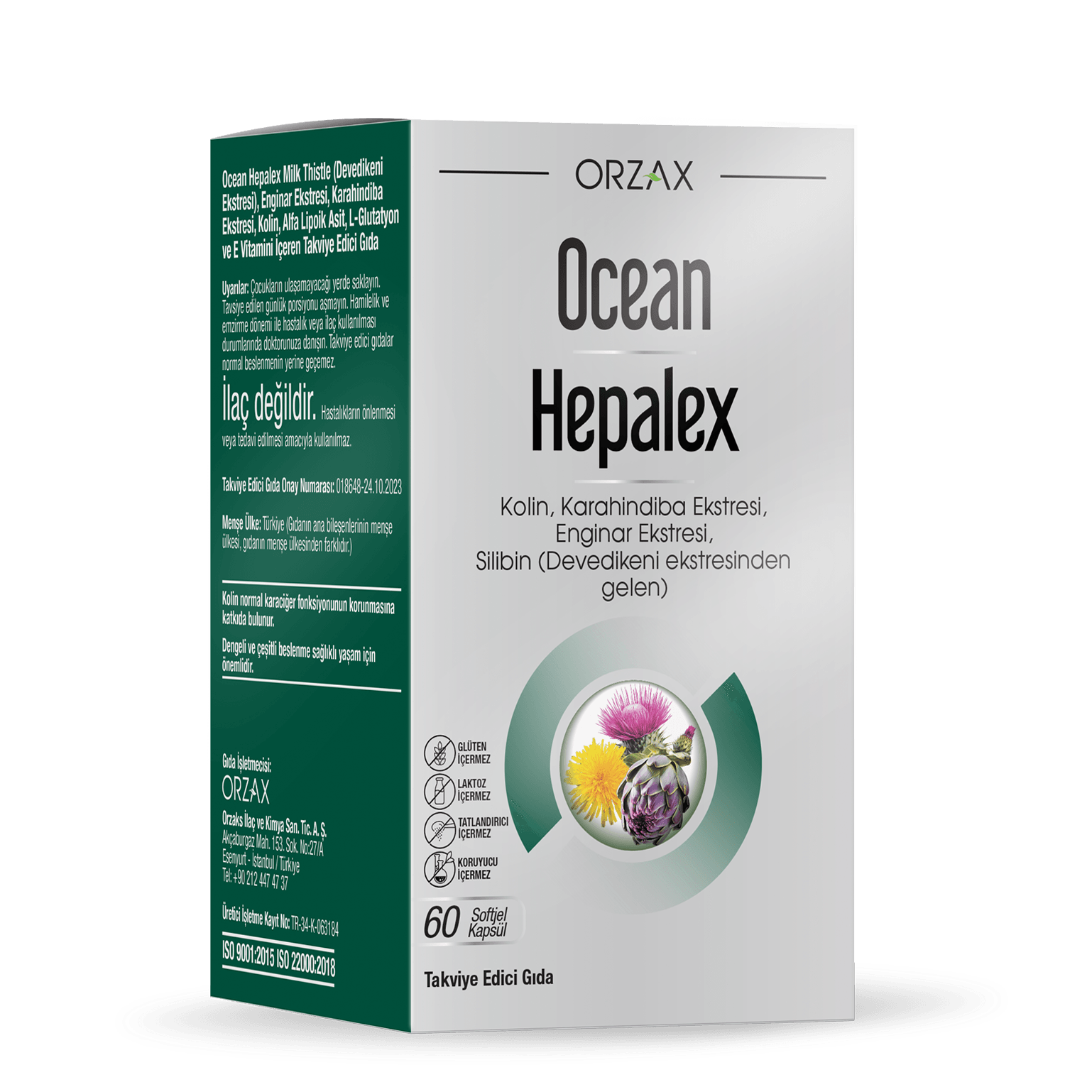 Ocean Hepalex 60 Yumuşak Kapsül