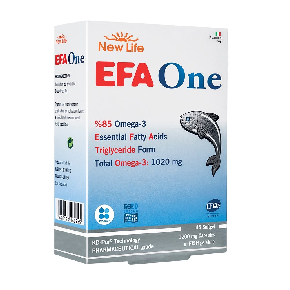 New Life Efa One Omega 3 Balık Yağı 45 Kapsül