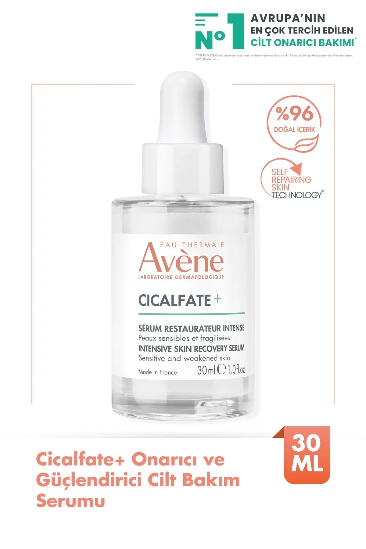 Avene Cicalfate+ Cilt Bakım Serumu 30 ml