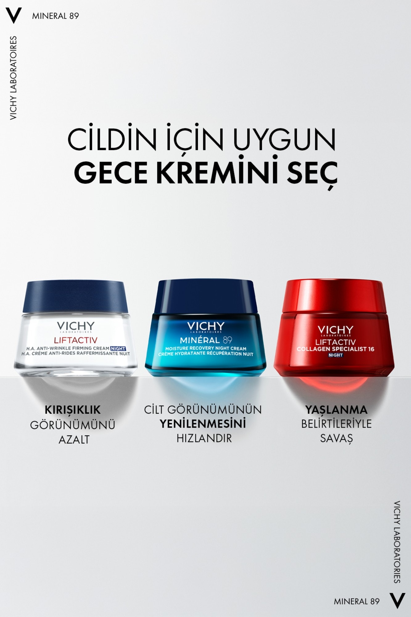 Vichy Mineral 89 Yenileyici Gece Kremi 50 ml
