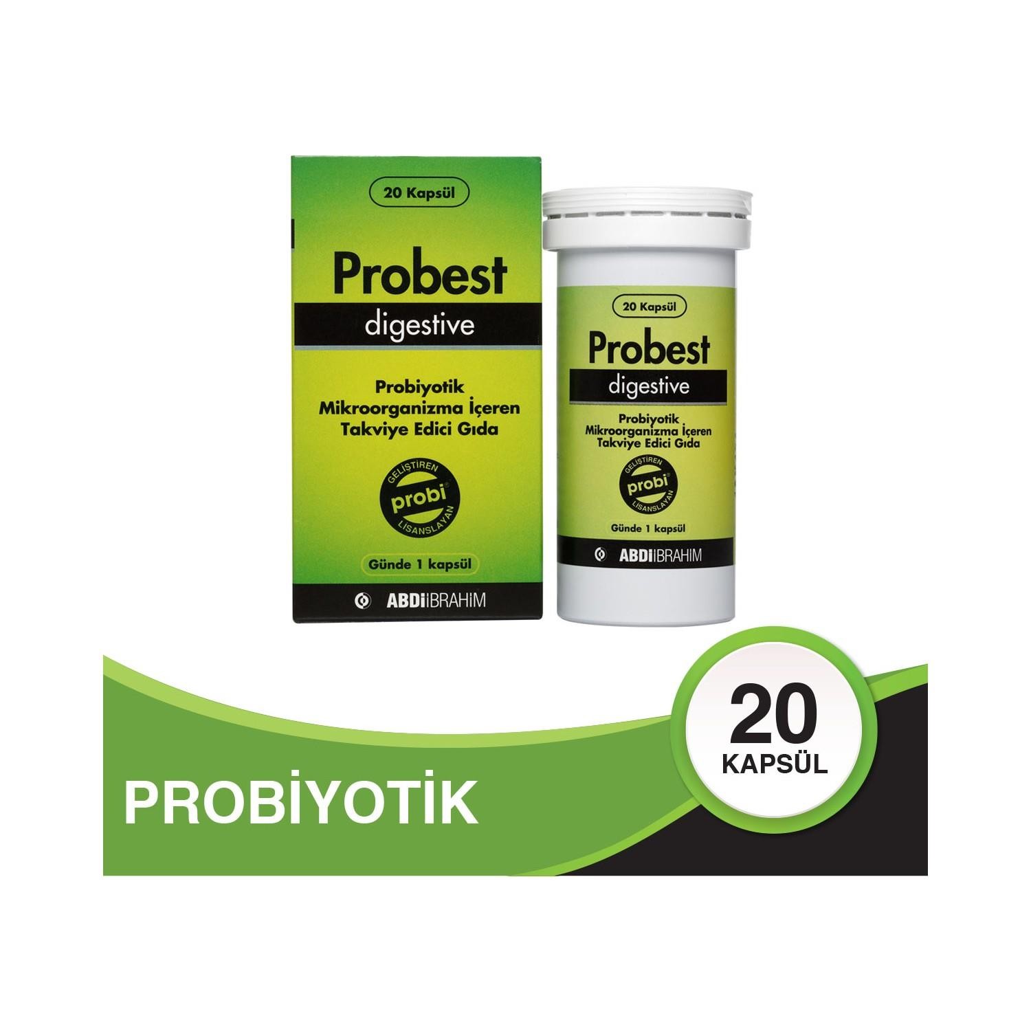 Probest Probiyotik Digestive 20 Kapsül
