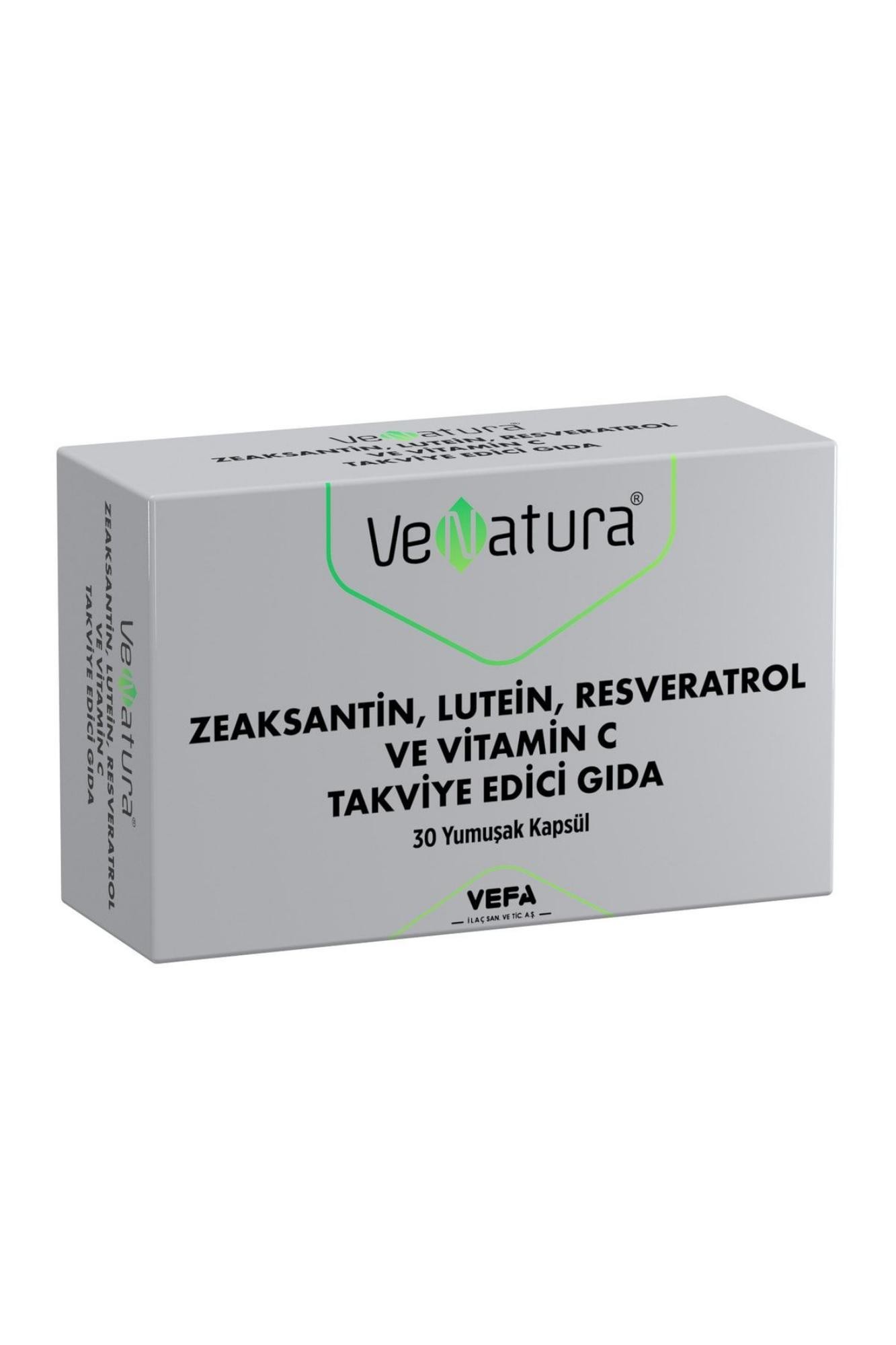 Venatura Zeastaksantin Lutein Resveratrol Vitamin C 30 Kapsül