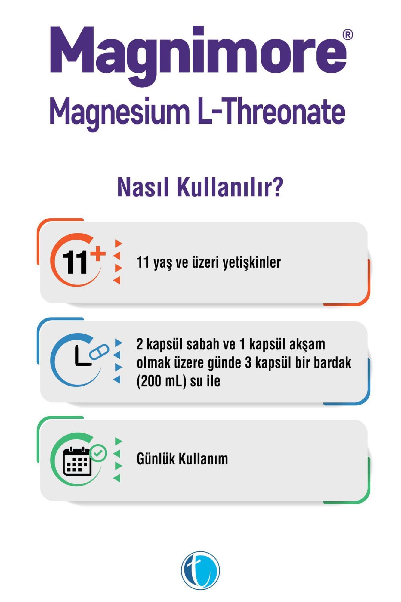 Magnimore Magnesium L-Threonate 60 Kapsül