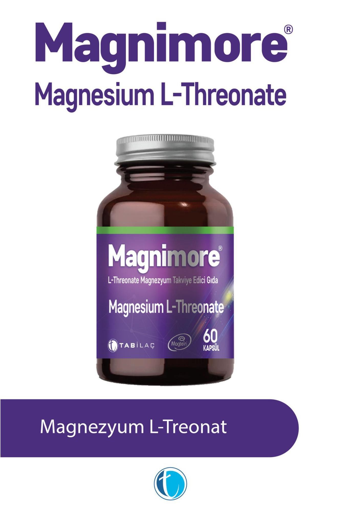 Magnimore Magnesium L-Threonate 60 Kapsül