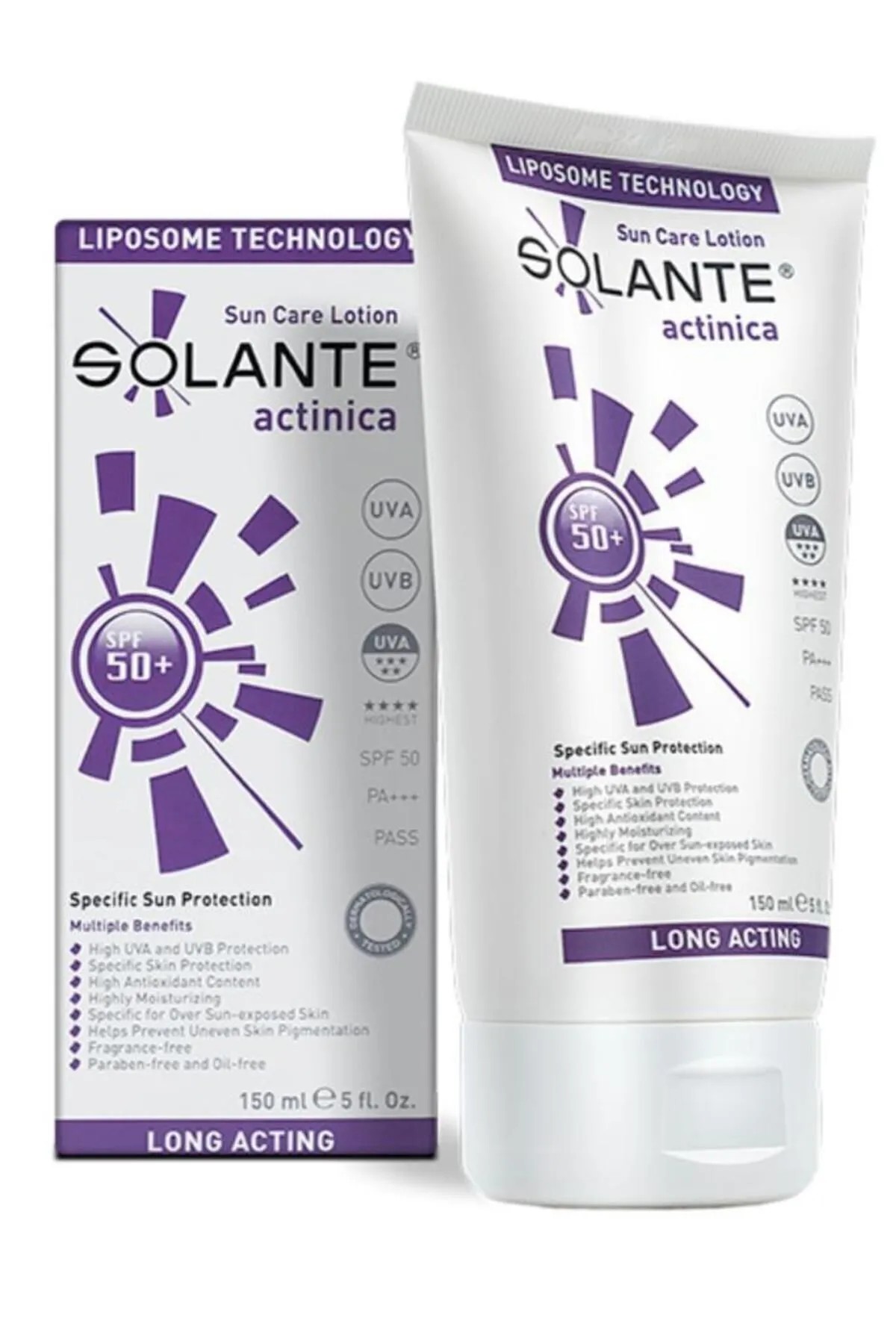 Solante Actinica Sun Care Losyon SPF50 150 ml