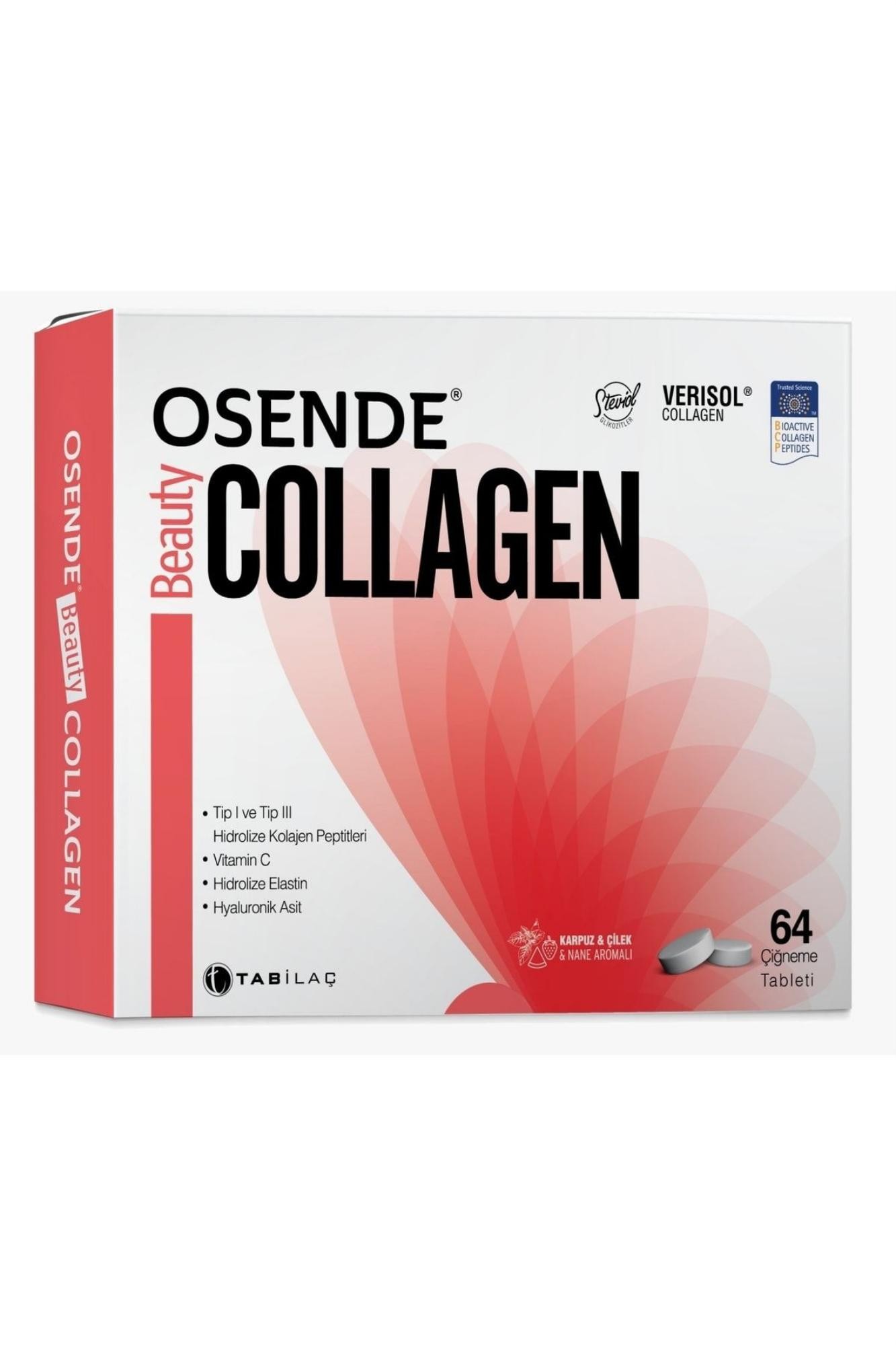 Osende Beauty Collagen Çiğneme Tableti 64 Tablet