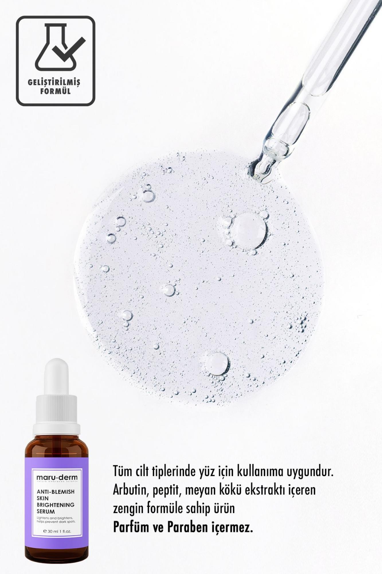 Maruderm Leke Karşıtı ve Beyazlatıcı Cilt Bakım Serumu 30 ml
