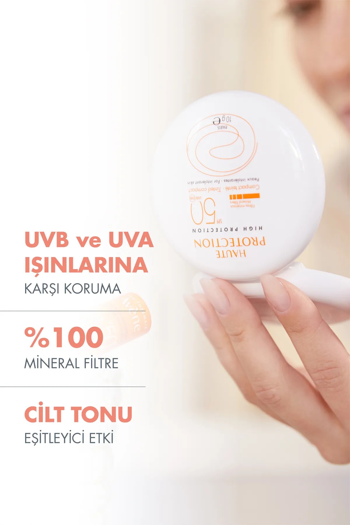 Avene Güneşten Koruma Etkili Fondöten - Compact Dore Spf+50 10g