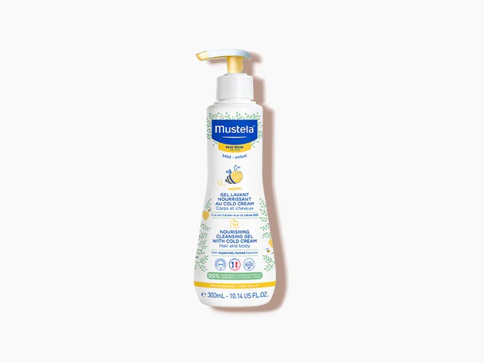 Mustela Cold Cream Ve Organik Balmumu Içeren Besleyici Bebek Şampuanı 300 Ml