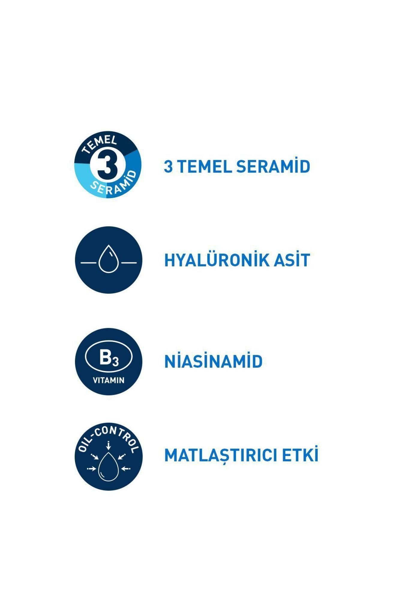 Cerave Yağlanma Karşıtı Nemlendirici Yüz Kremi 52 ml