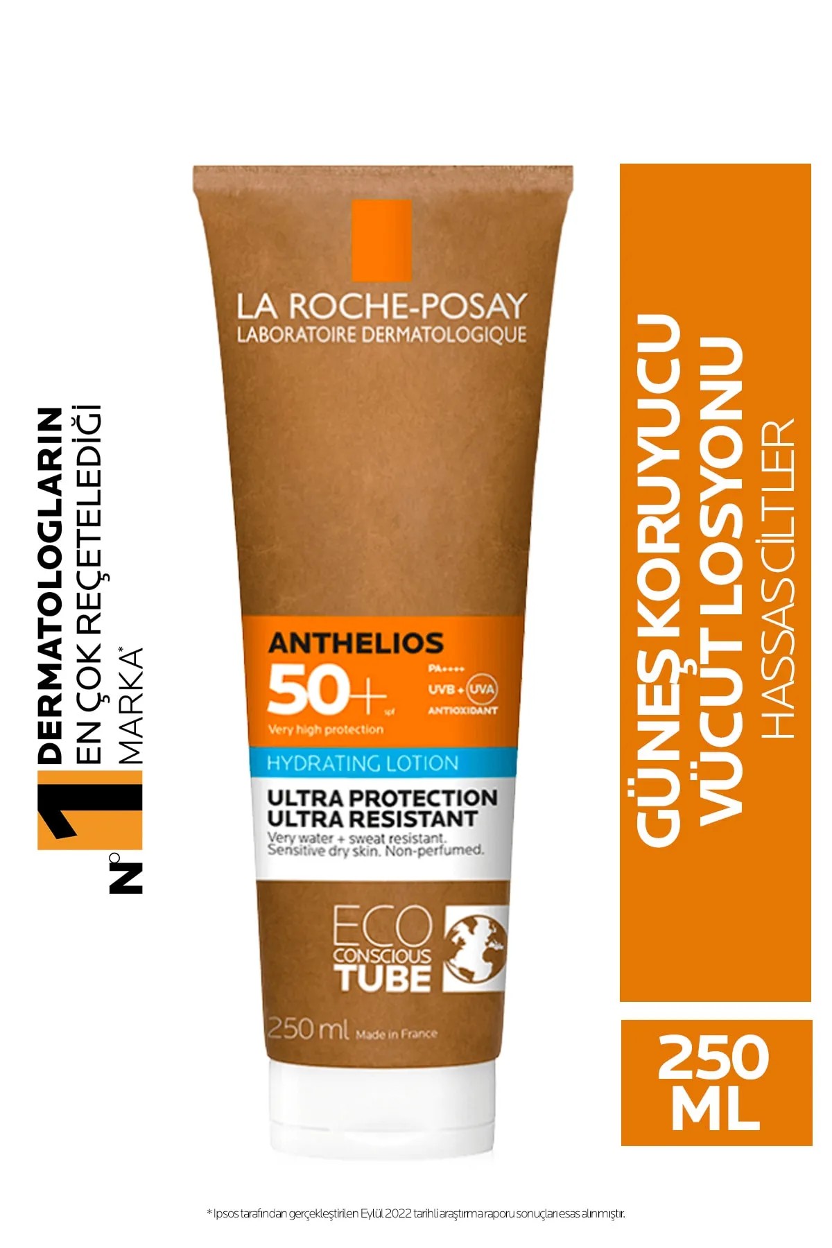 La Roche Posay Anthelios SPF50+ Tüm Ciltler İçin Yüksek Korumalı Vücut Güneş Kremi 250ml