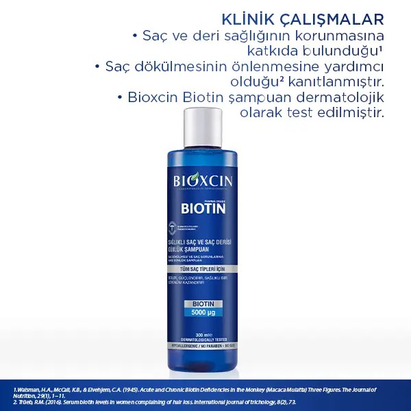 Bioxcin Biotin Şampuan 300 Ml Tüm Saç Tipleri - Hassas Saçlar Için